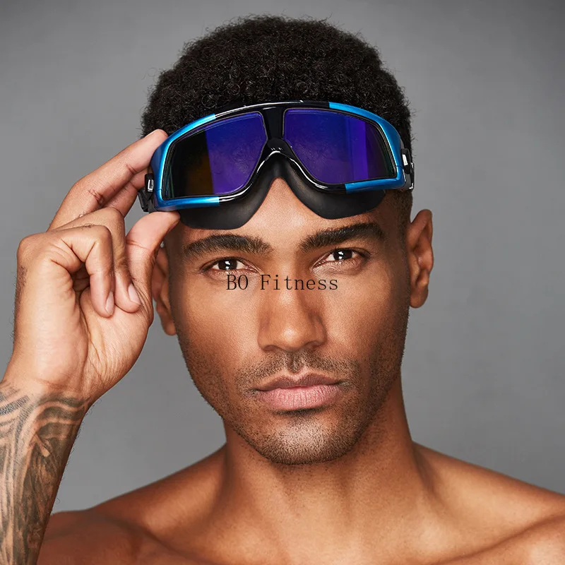 Плавательные очки с коррекцией для близорукости, водонепроницаемые, антизапотевающие с диоптриями, спортивные, регулируемые для чтения для женщин и мужчин, комплект ацетат.