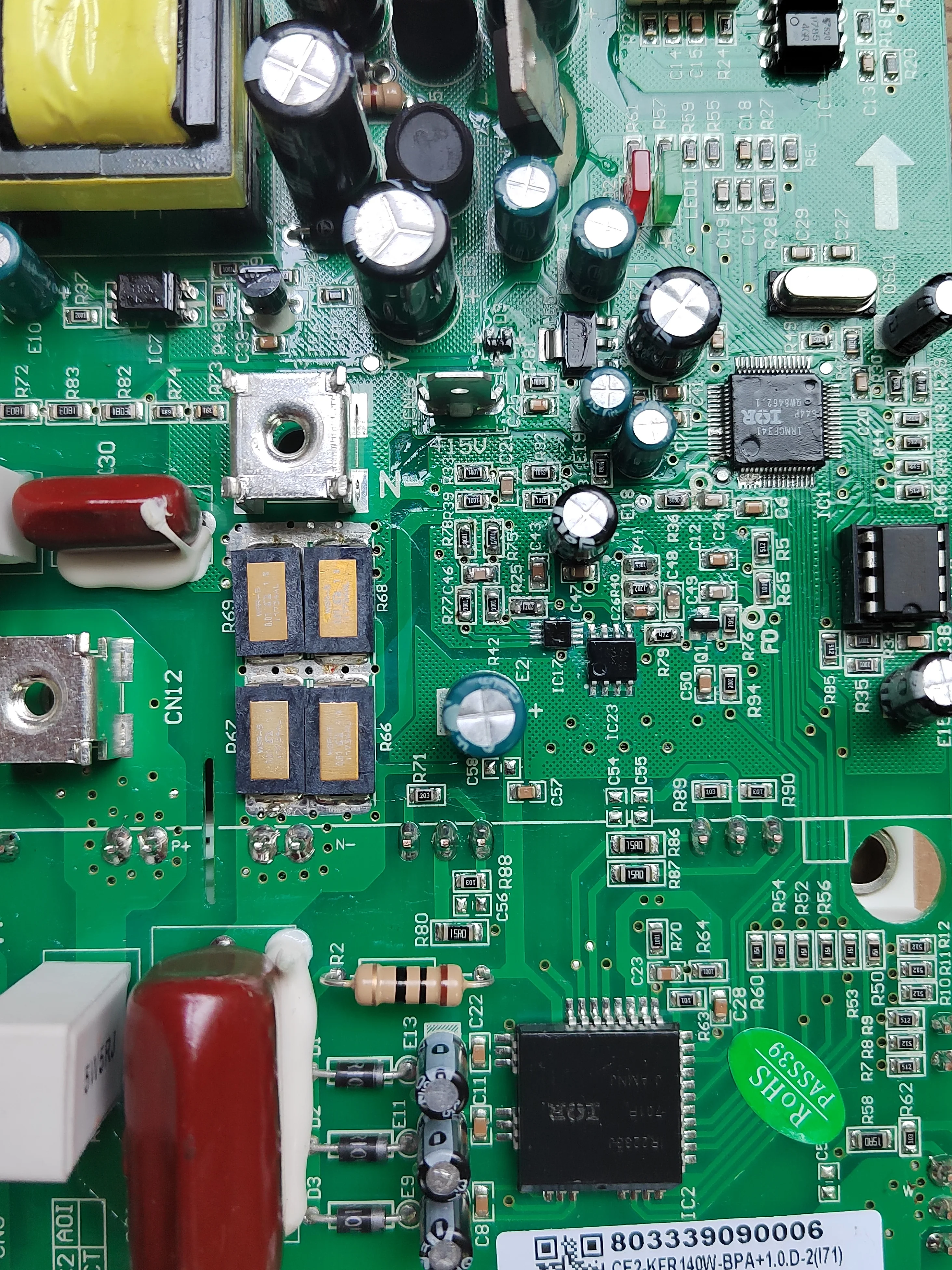 Печатная плата LT1535 для кондиционера CHlGO CE2-KFR140W-BPA