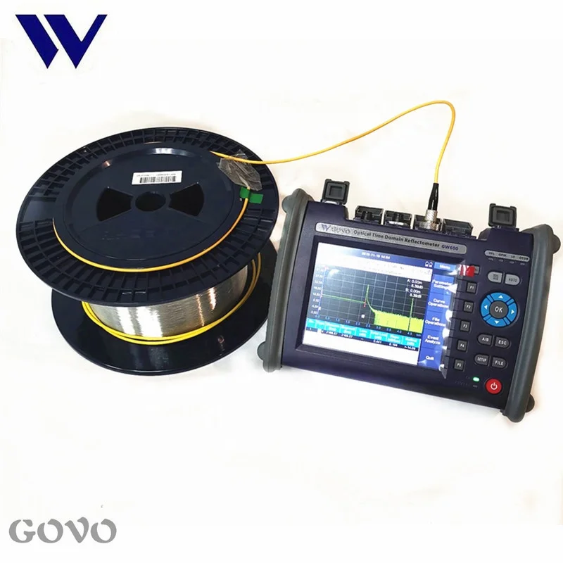 GOVO 5,6 дюймовый сенсорный экран GW600 OTDR однорежимный 1310 нм дб USB OTDR волоконно-рефлектометр