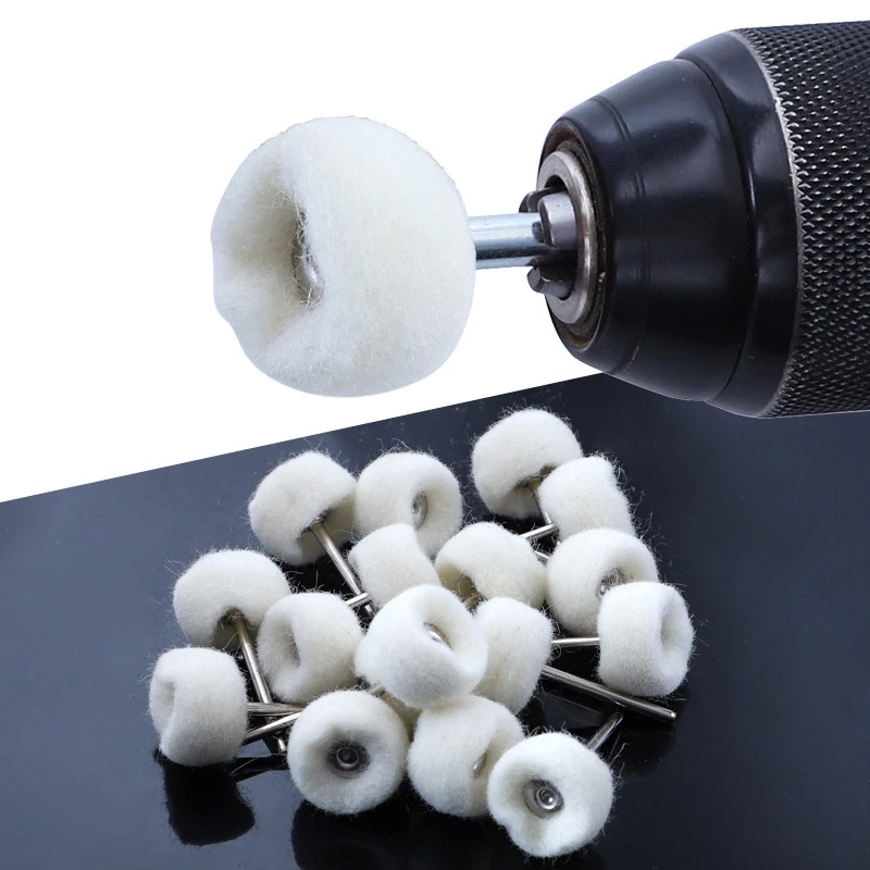 

Аксессуары для Dremel, насадка для полировки шерсти, шлифовальные металлические диски для ювелирных изделий, войлочные щетки для вращающихся ...