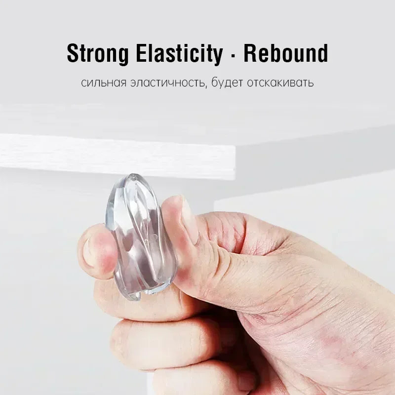 4 шт. силиконовые защитные накладки на углы стола для детской безопасности