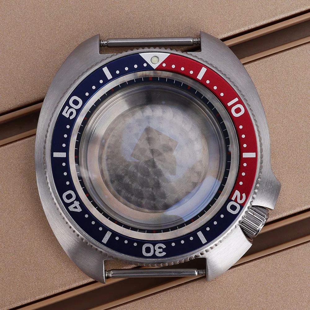 Корпус мужских часов 44 мм для Mod SKX 6105 007 NH34 NH35 NH36 NH38 4R36 Механизмы Тунец рот Мод Детали 28,5 мм Циферблат с кольцом главы (art.: 3920d345b6b4e) - 3920d345b6b4e