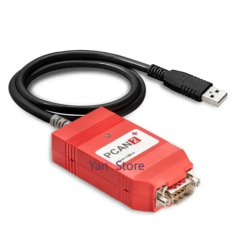 

PCAN USB, совместимый с оригинальным PEAK IPEH- 002022 Поддерживает INCA с изоляцией оптической связи