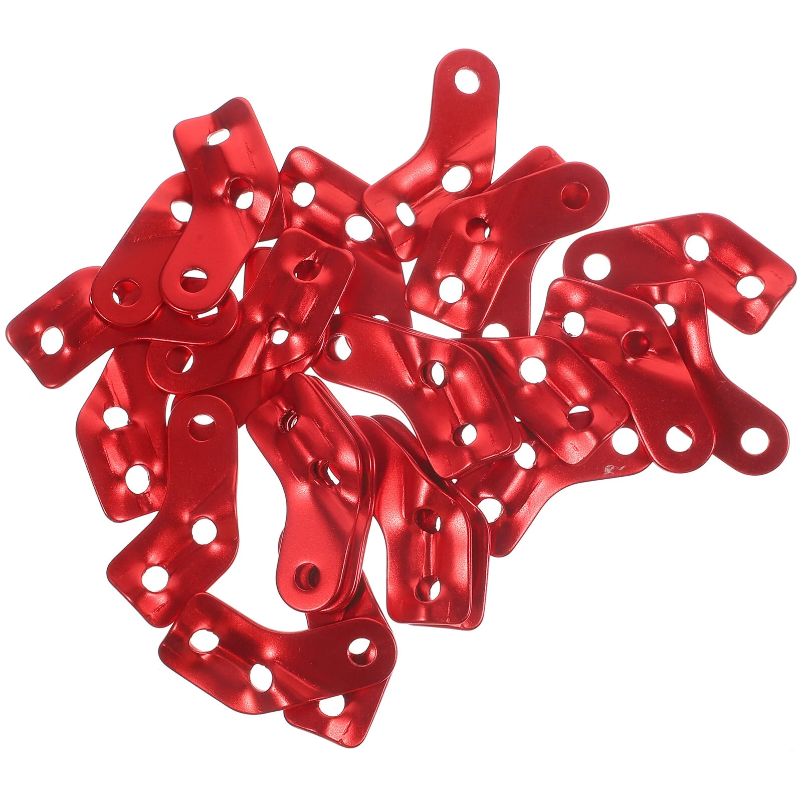 

26 Pcs Rope Tightener Tent Camping Windproof Tensioners Red Lights Drawstring Anti-slide Buckles Anti-slip Adjustable