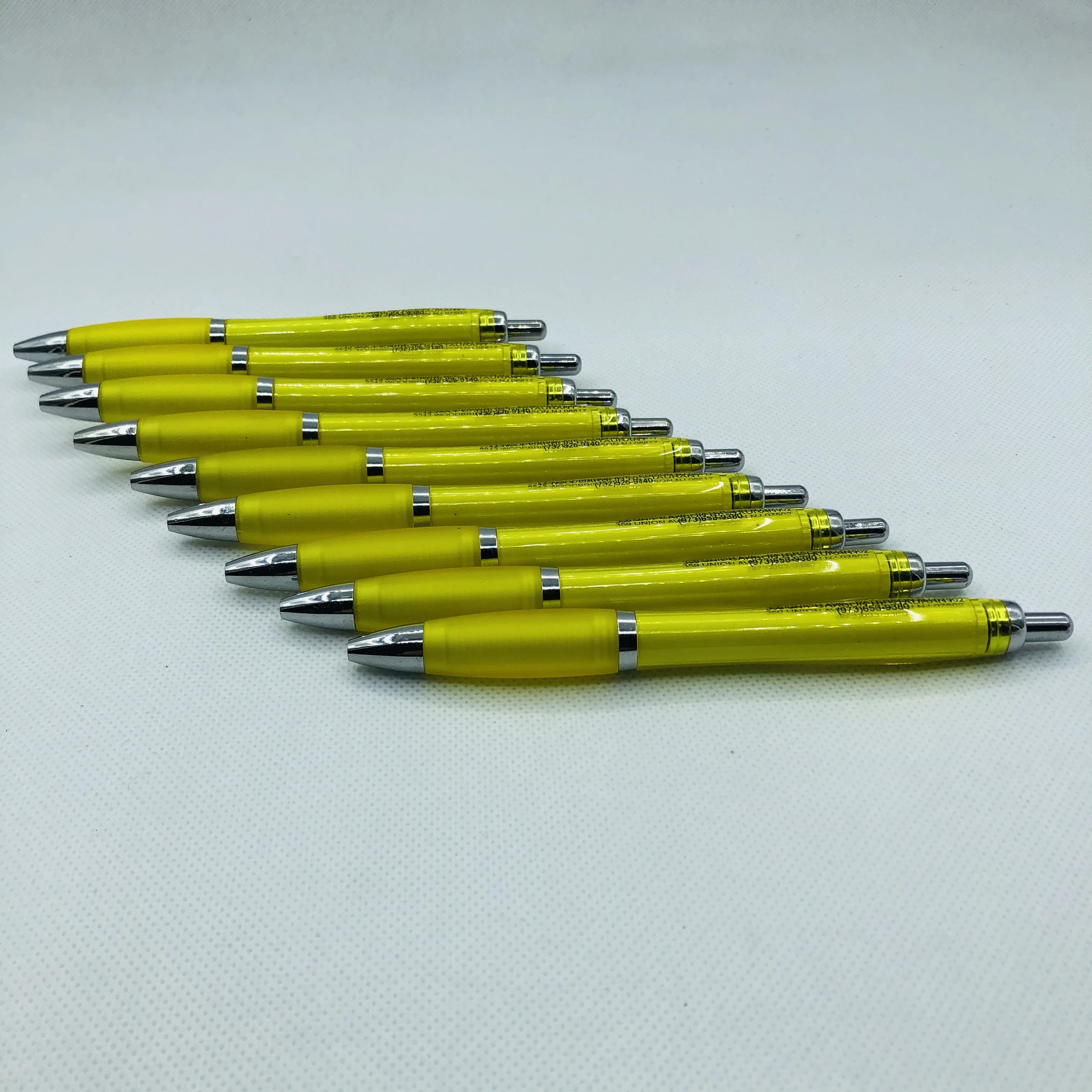 Желтая ручка для отеля школьная Ручка |