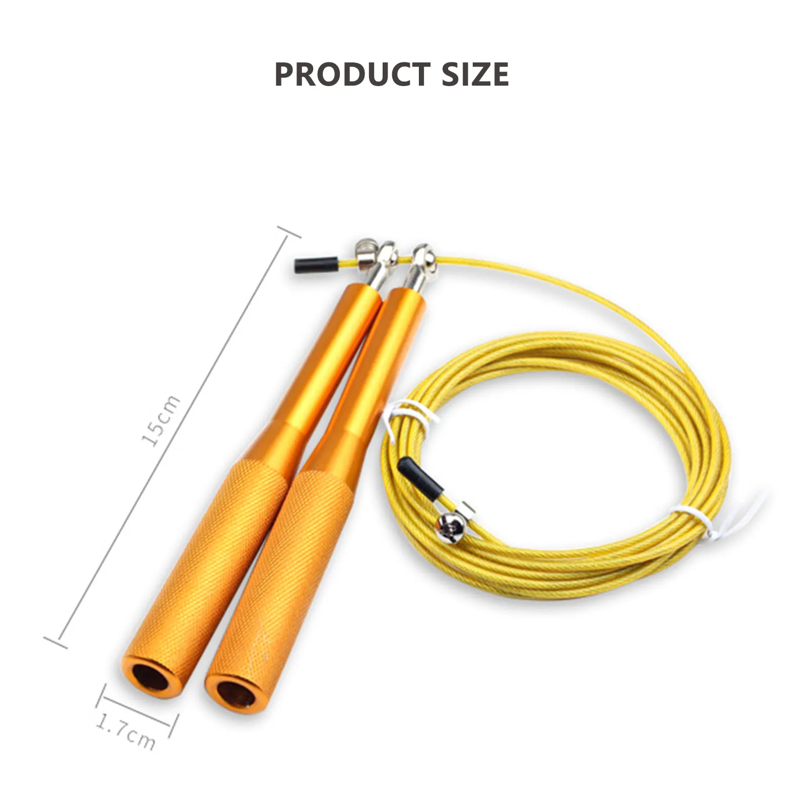 

Speed Jump Rope,Fitness Home Workout Unbreakable Long Handles With Non-Slip Grip Tape For Kids Women Men Home Fitness Workout