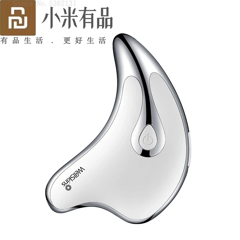 

Youpin WellSkins Guasha Scraping Facial Massager Microcurrent Skin Rejuvenation Face Lifting Slimming Electric Body Massage Tool