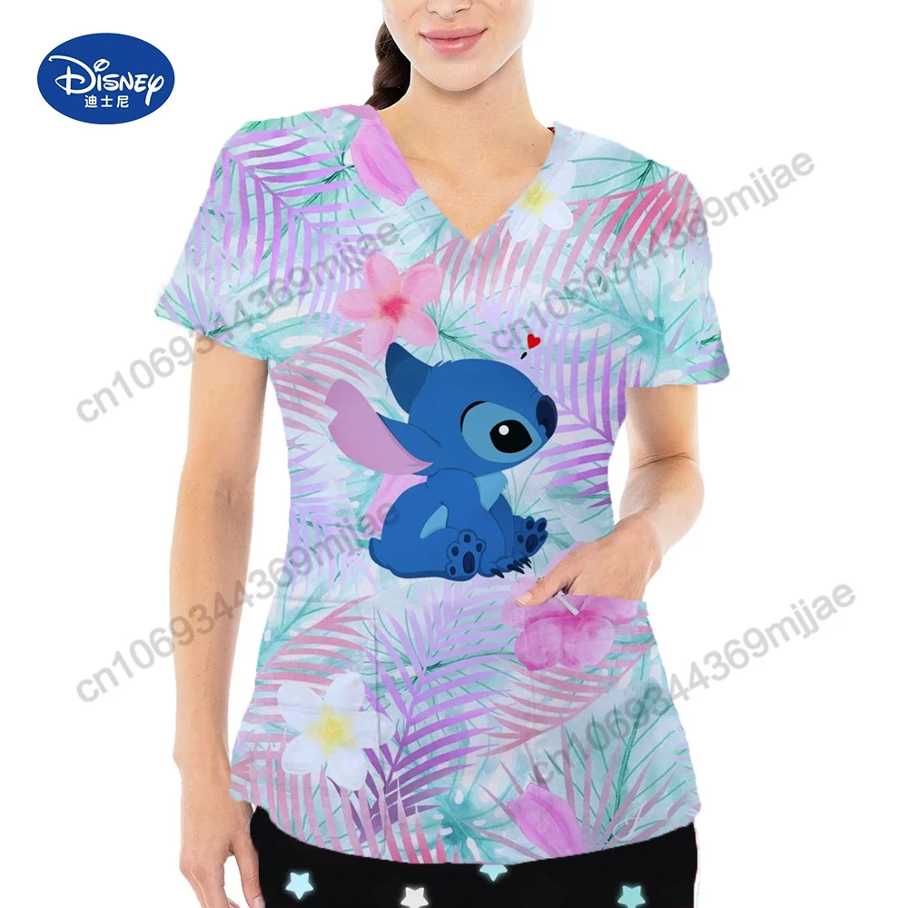 Женский топ с V-образным вырезом и карманами в японском стиле Y2k