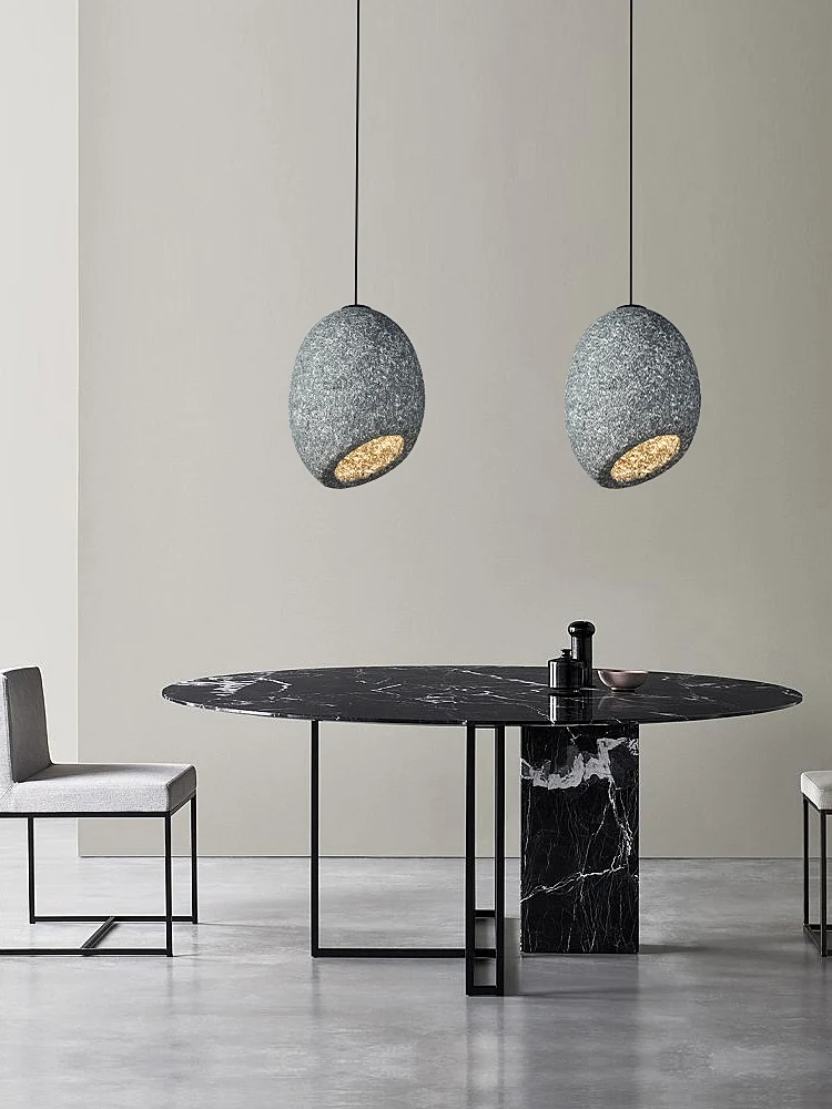

2022 New Summer Collection Personality Special Material Colorful Wabi Sabi E27 LED Kitchen Bedroom Pendant Lamp Chanderlier