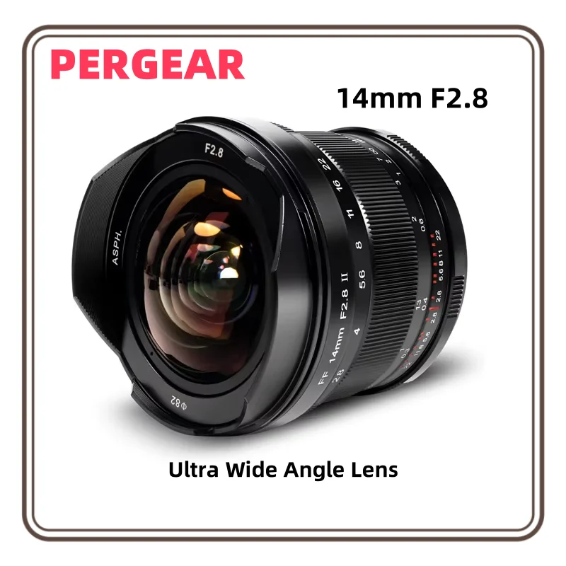 PERGEAR 14 мм F2.8 II Сверхширокоугольный объектив с L-образным креплением Sony E-Mount Nikon Z-Mount