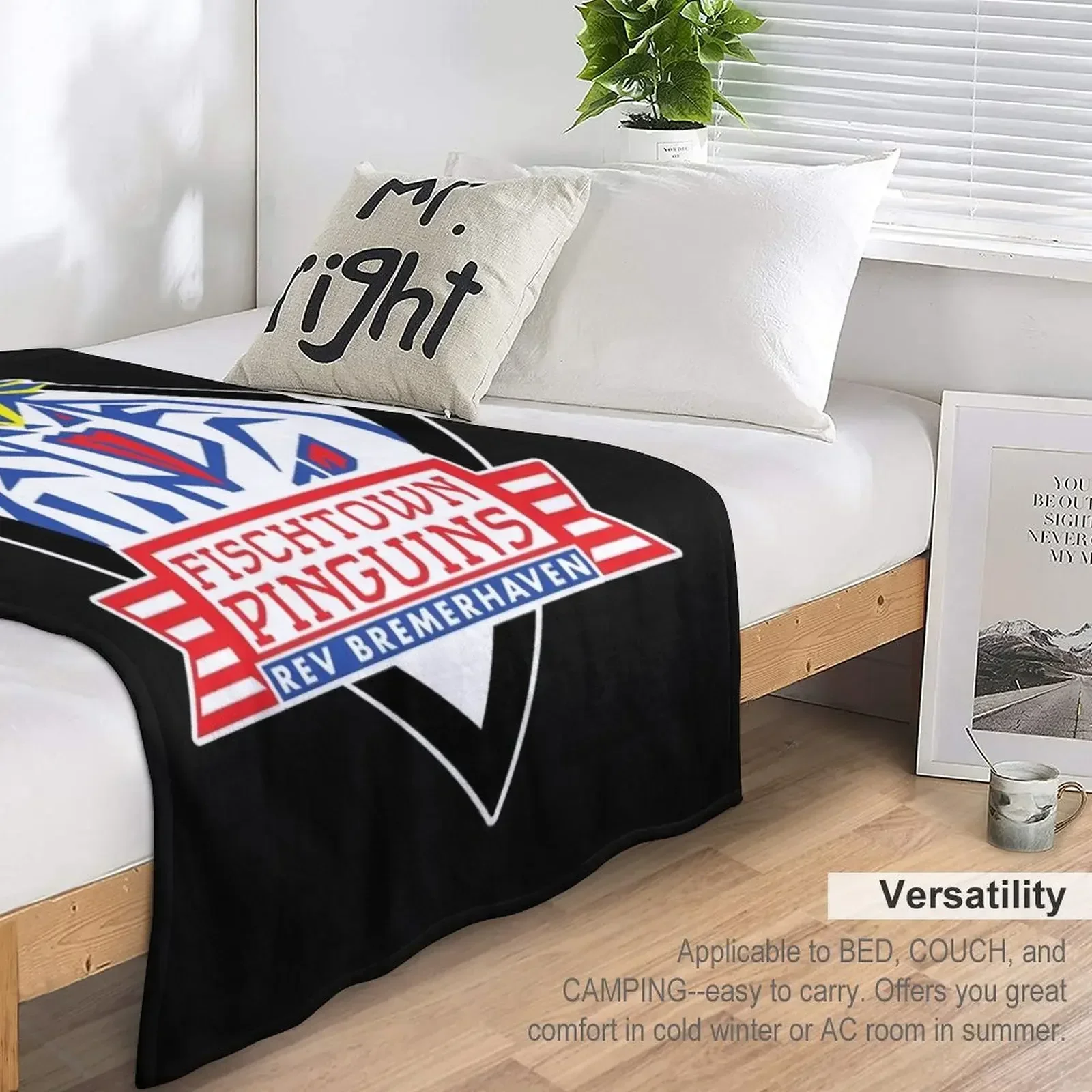 Fischtown Pinguins Essential T-Shirt.png Throw Blanket Blankets For Baby Warm