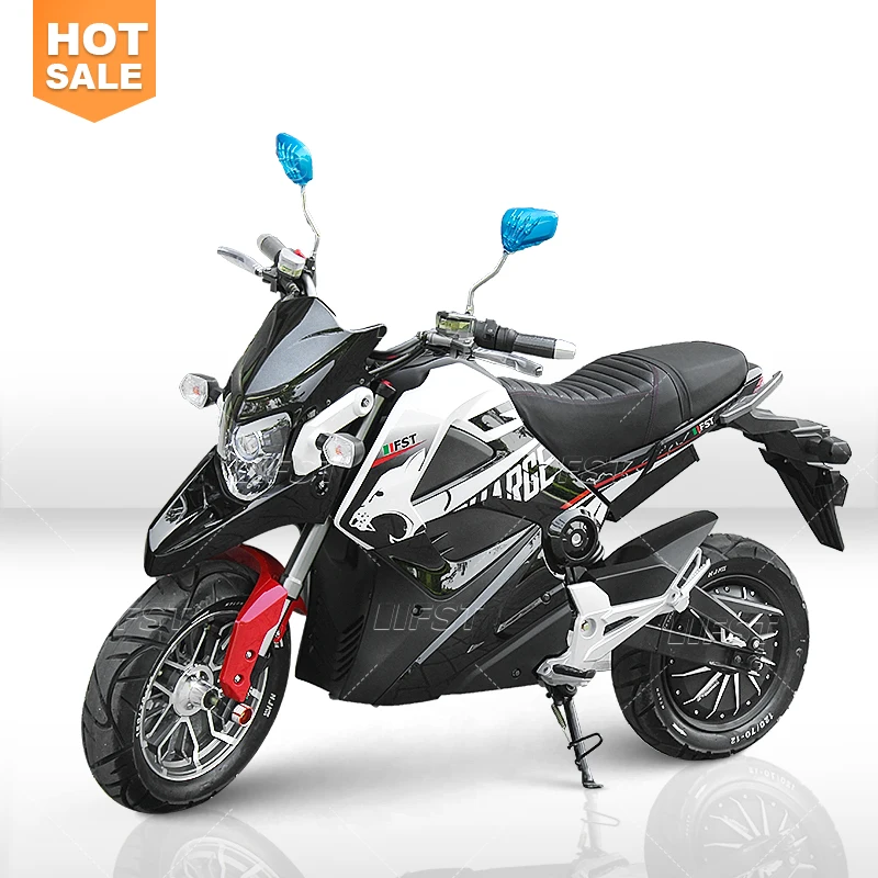 

factory price disc break 2000w motor electric motorbike 72V lead acid battery racing sport electric motorcycle