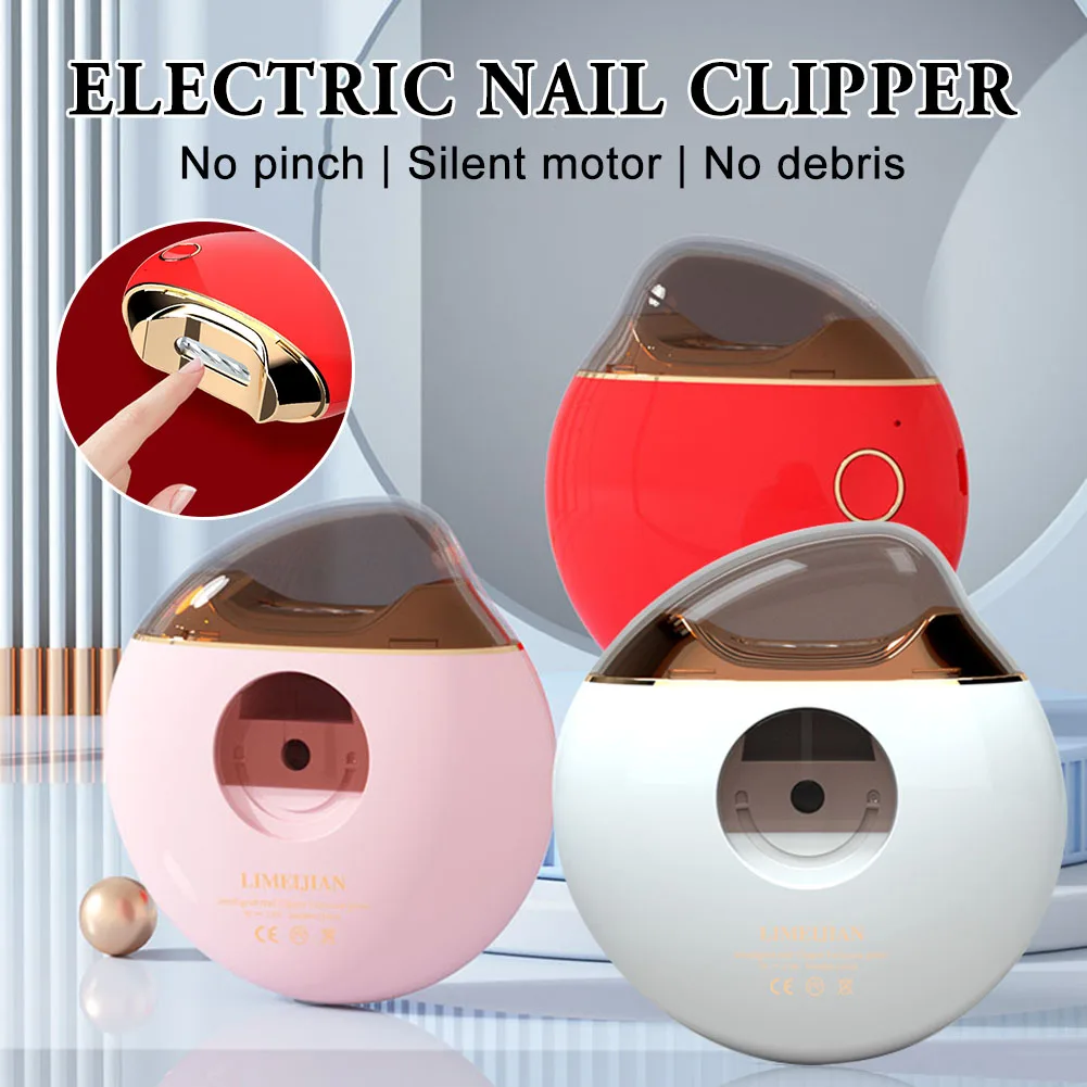 

Electric Nail Clipper Smart Automatic Nail Trimmer Portable Safe Nail Cutter Manicure Nail Care Tools For Kids Adults