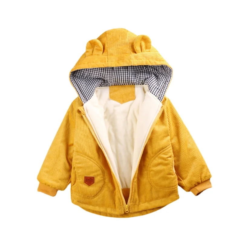 

2022 Baby Girls Boys Winter Jacket Coat Outerwear Autumn Fleece Warm Hooded Coat Children Outerwear Boys Kids Jackets Coat
