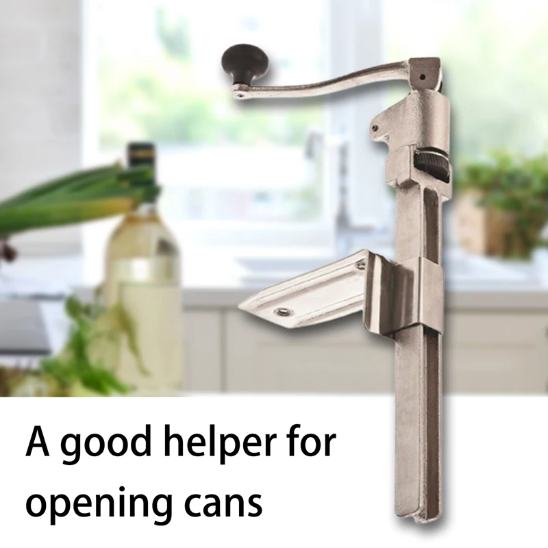 

Commercial Table Mount Can Opener Manual Bottle Tin Opener Restaurant Food Industrial Jar Opener Kitchen Bar Cooking Tool