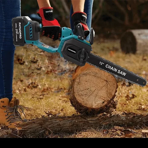 Аккумуляторная цепная пила PATUOPRO 12 дюймов для батареи Makita 18 В