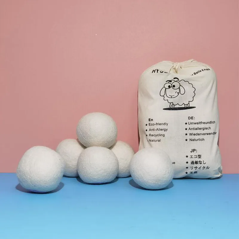 

Home cleaning clothes supplies wool drying ball dryer ball static electricity dry cleaning ball washing machine felt ball