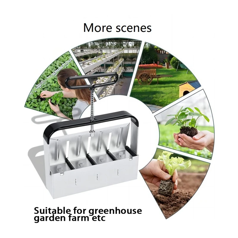 Ручные блокираторы почвы с кловом садовые инструменты для посева инструмент