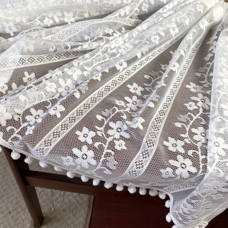 Простые и простые в установке белые плиссированные кружевные цветочные полоски