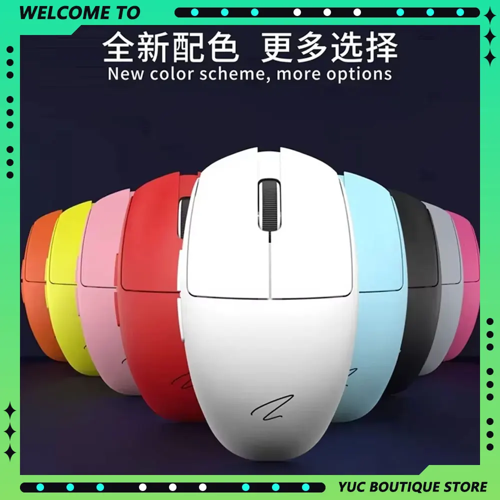 Zaopin Z1 Pro Paw3395 Мышь 2 4G Беспроводные мини-мыши для игр 200 мА 500 Микро перезаряжаемая RGB