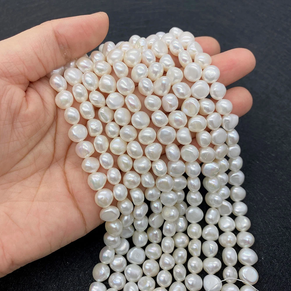 

Natural Freshwater Pearl Necklace Loose Beads A-AA Grade Irregular Shape Pearl Charm Jewelry DIY Bracelet Earring Accessories