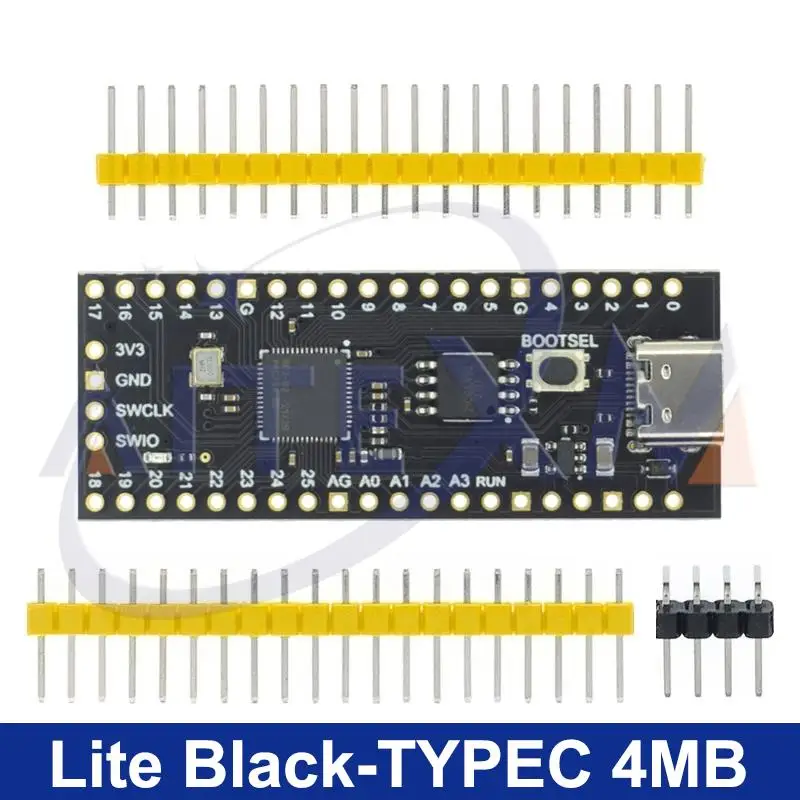Raspberry Pi Pico Board RP2040 TYPE-C / MICRO Dual-Core 264KB ARM микрокомпьютеры с низкой мощностью