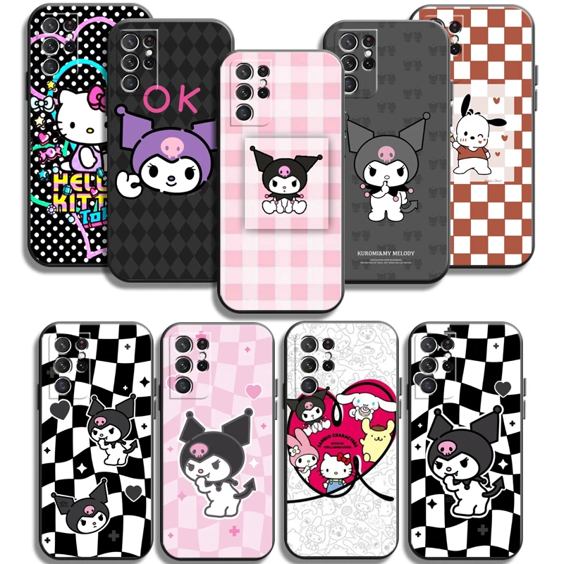 

Hello Kitty Kuromi Phone Cases For Samsung Galaxy S20 FE S20 Lite S8 Plus S9 Plus S10 S10E S10 Lite M11 M12 Cases Back Cover