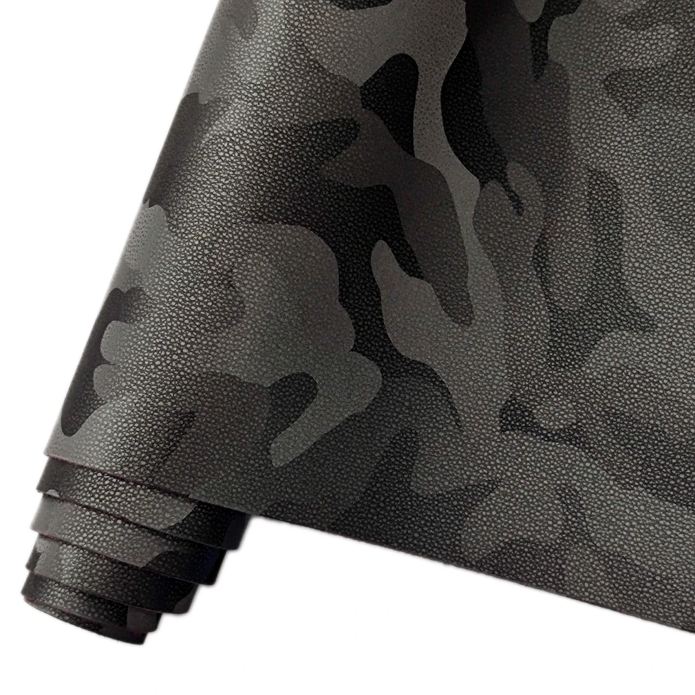 

Camouflage Faux Leather Artificial PU Leather Fabric For Upholstery Furniture Background Wall Sliding Door Shoes Garment Sewing