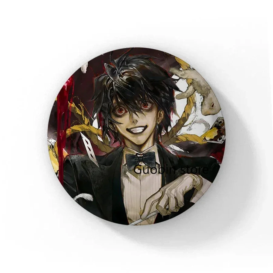 

Эмалированная круглая брошь Death Note 58 мм
