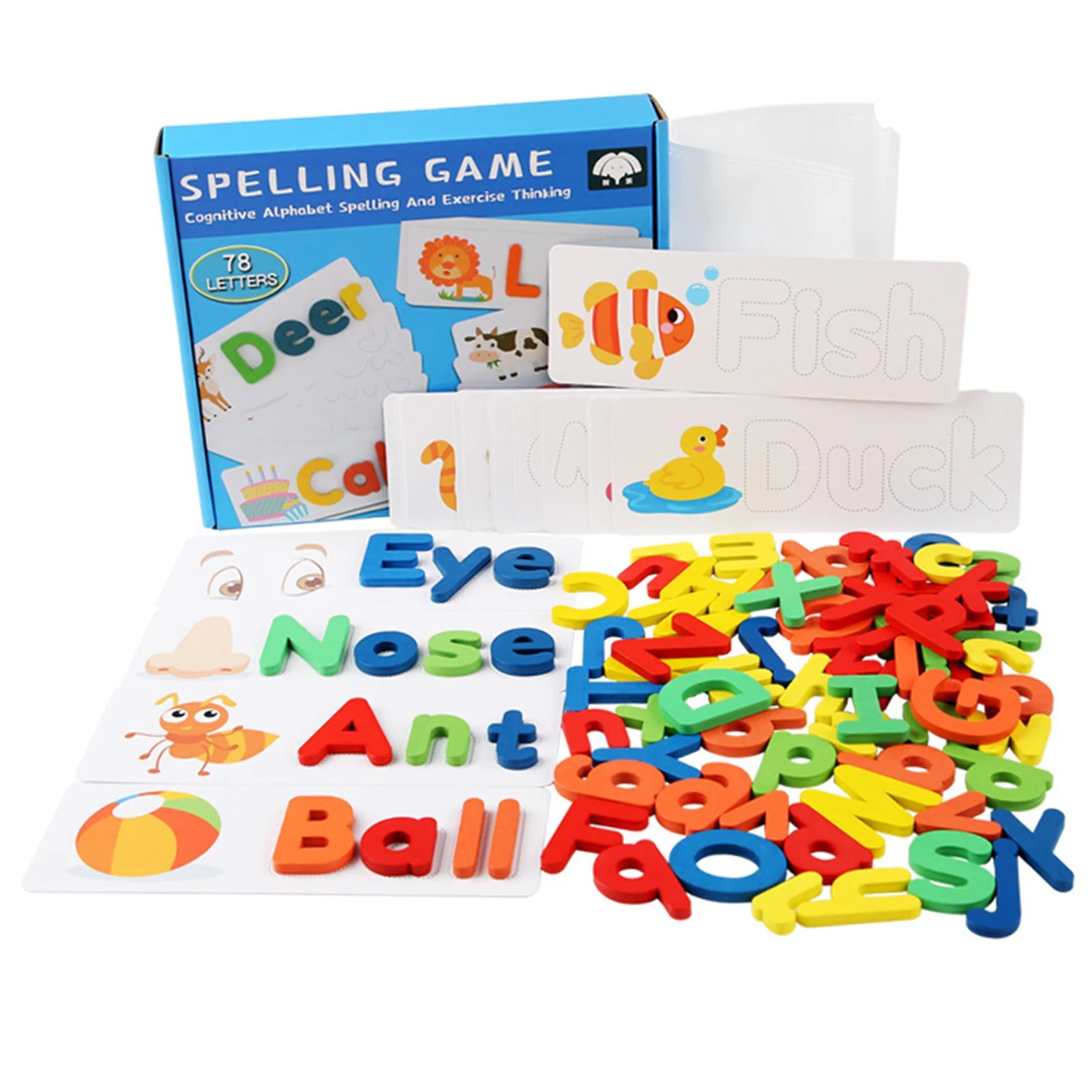 

Игра с подходящими буквами для чтения правописания Английский алфавит деревянные буквы игра для детей дошкольные обучающие игрушки