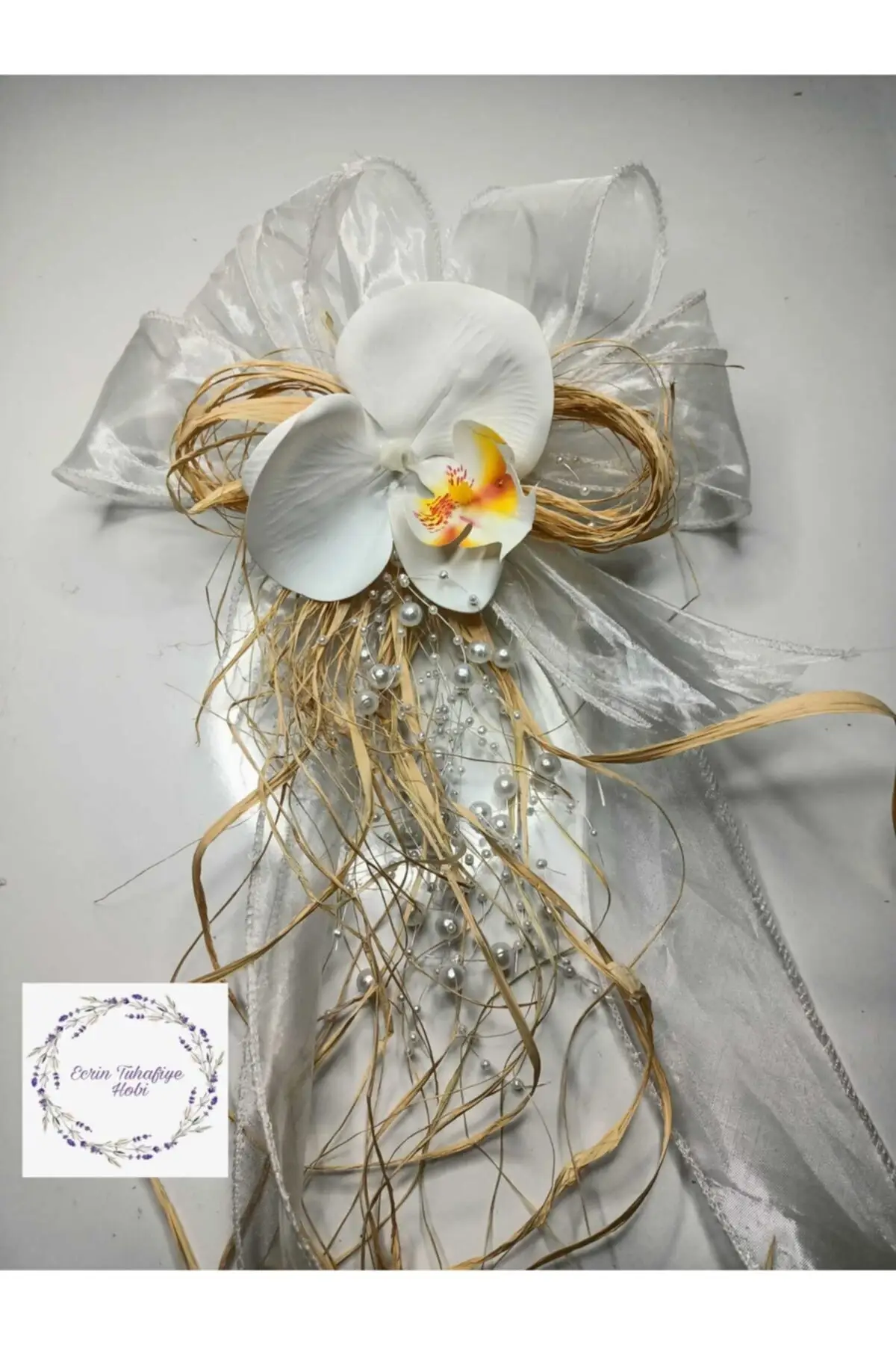 

Orchid Boha Ornament henna bride veil welon
