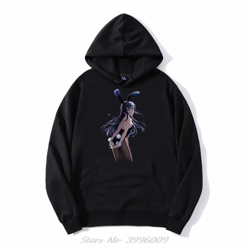 

Mai Sakurajima Rent a Girlfriend Manga Hoodie Men Oversize Sweatshirts Zip Up Pullover Hooded Jacket Streetwear
