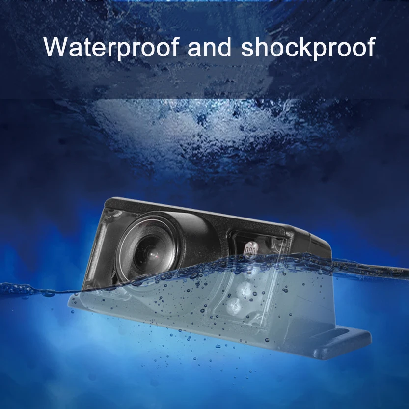 

CAM Reverse Camera DC 12V 170° Wide-angle Lens Backup COMS Sensor Front Rear View IP68 Night Vision Waterproof