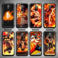 one piece ace phone case for redmi 9a 9 8a note 11 10 9 8 8t pro max k20 k30 k40 pro