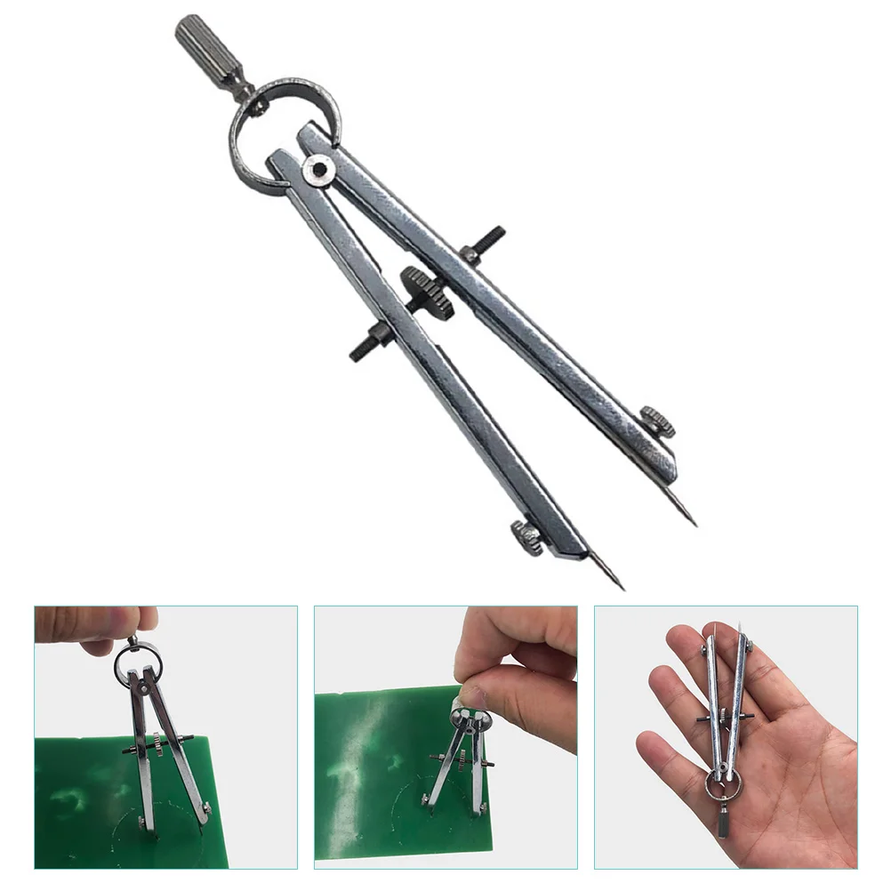 

Compass Metal Drawing Drafting Geometry Tool Math Circle Woodworking Student Stationery Architecture Tools Engineers