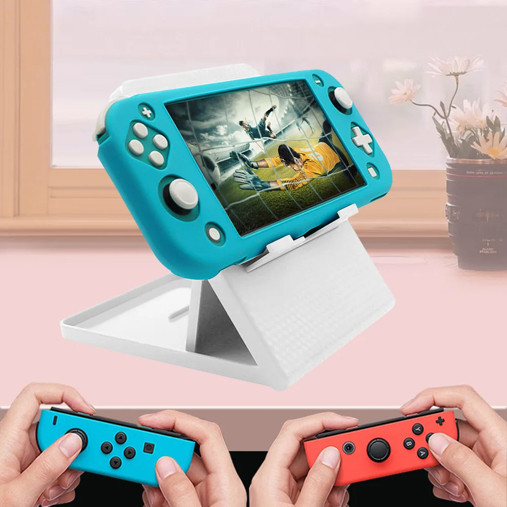 

Foldable Desktop Gaming Stand For Nintendo Switch Lite Game Console Adjustable Holder Bracket For Nintendo Switch Lite Accessory