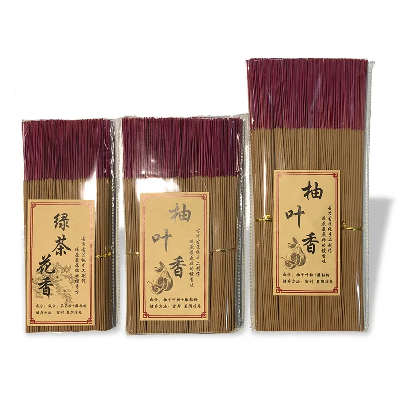 

500G Bamboo Incense Sticks Green Tea Flower Fragrance Incense Sticks Aromatic Smell Incense For Buddha Praying
