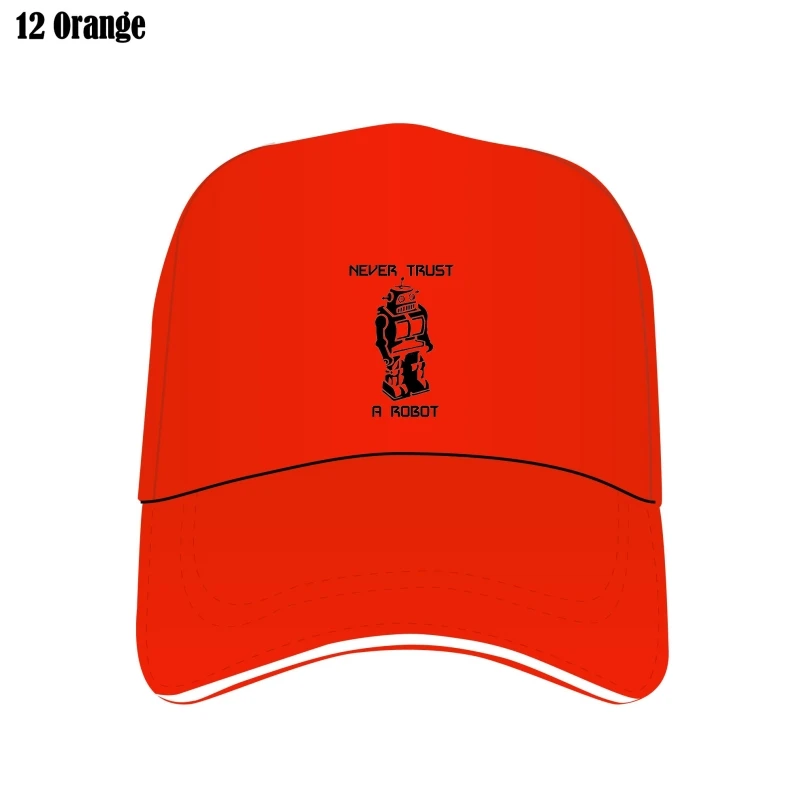 

Evil Robot Old School Robot Sci Fi Bill Hats Men Custom Hat
