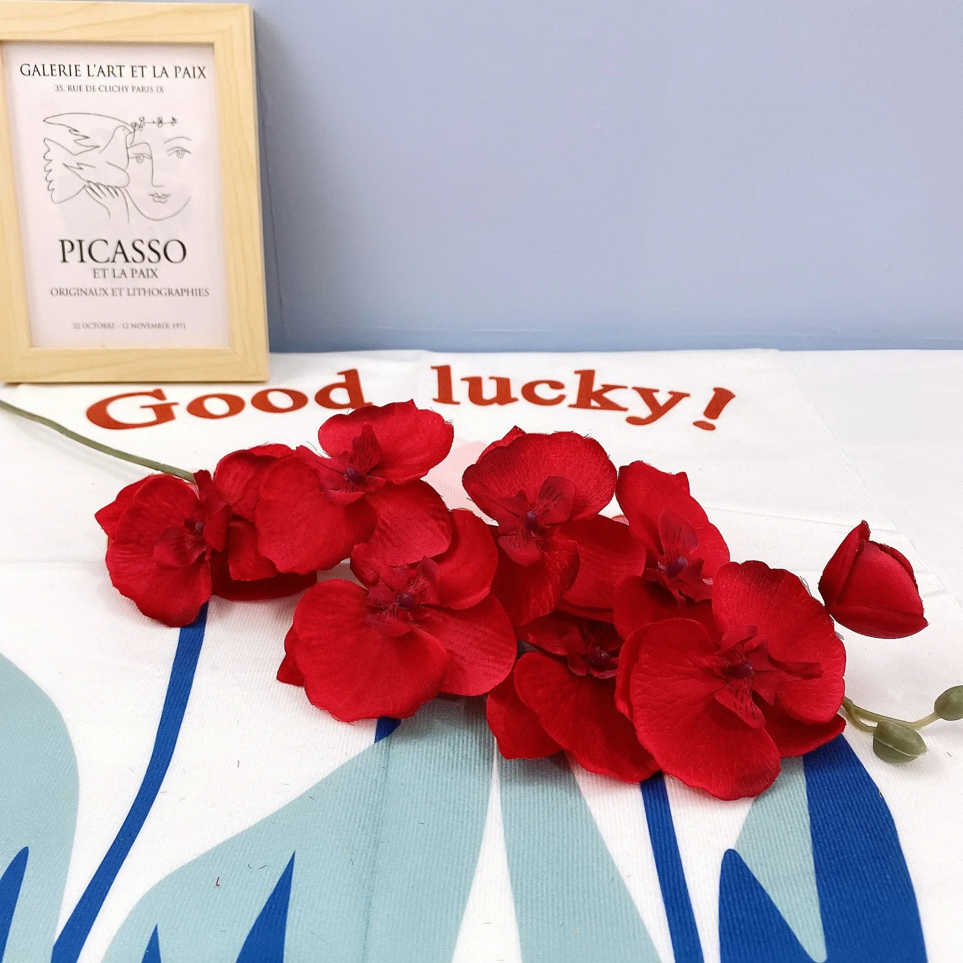 Искусственные осенние бабочки орхидеи из шелка