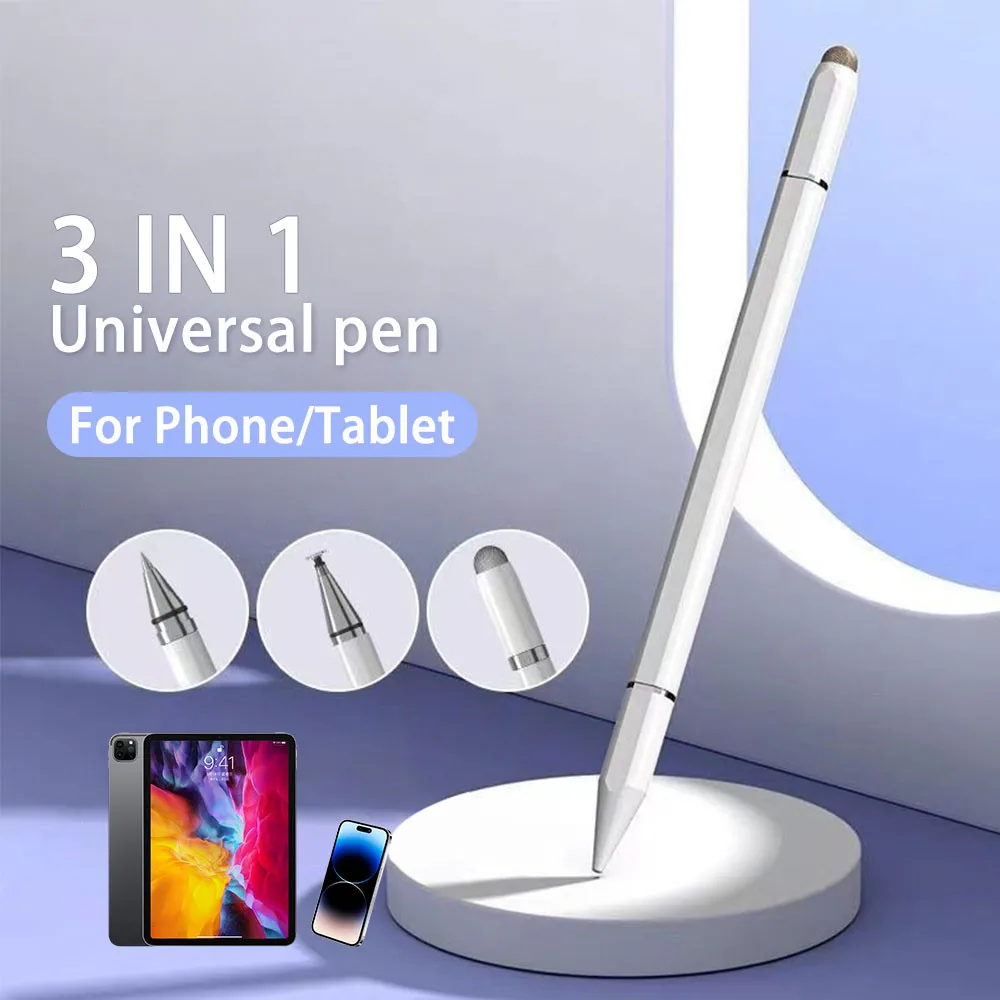 Стилус 3 в 1 для Lenovo Tab M10 HD Gen2 Plus 3rd 10 Extreme M8 Pro P12 P11 Gen 2 M9 M7 K10 Yoga Xiaxin Pad