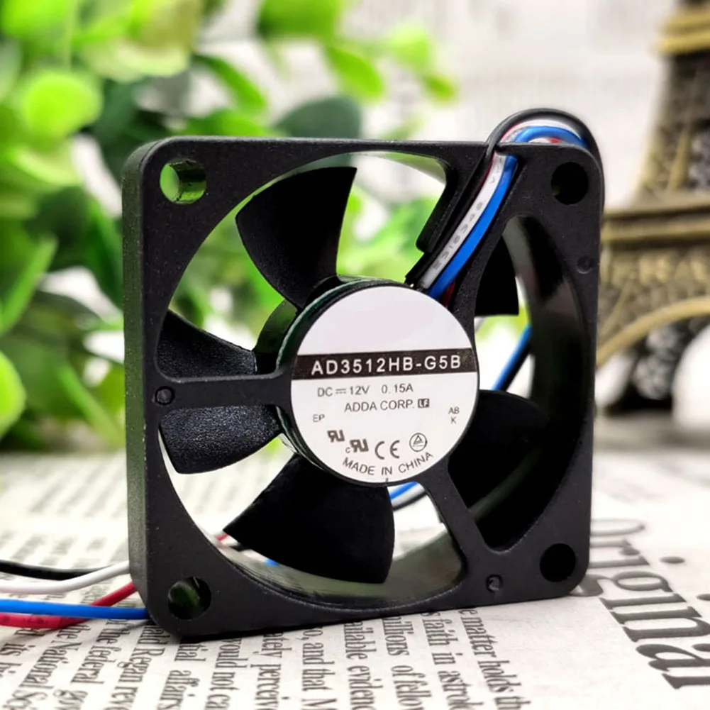 

For ADDA AD3512HB-G5B 35*35*12mm 12V 0.15A 4pin PWM Double Ball Cooling Fan