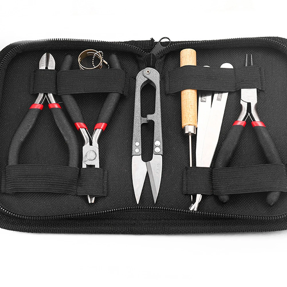 

Brand New Jewelry Pliers Kit Craft Pliers Kit Portable Professional Steel Beading Tools Multipurpose Household