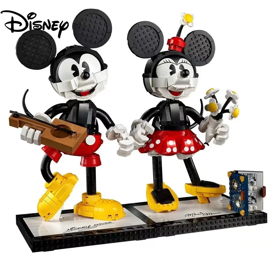 

Disney compatible Mickey & Minnie Standing Block Girl Series 43179 doll model assembled blocks