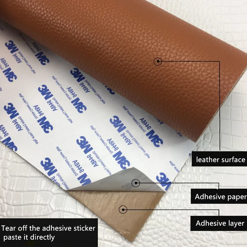 

50x120 см самоклеящаяся искусственная зернистая искусственная кожа красочная полиуретановая вставка для ремонта дивана наклейка для автомоб...