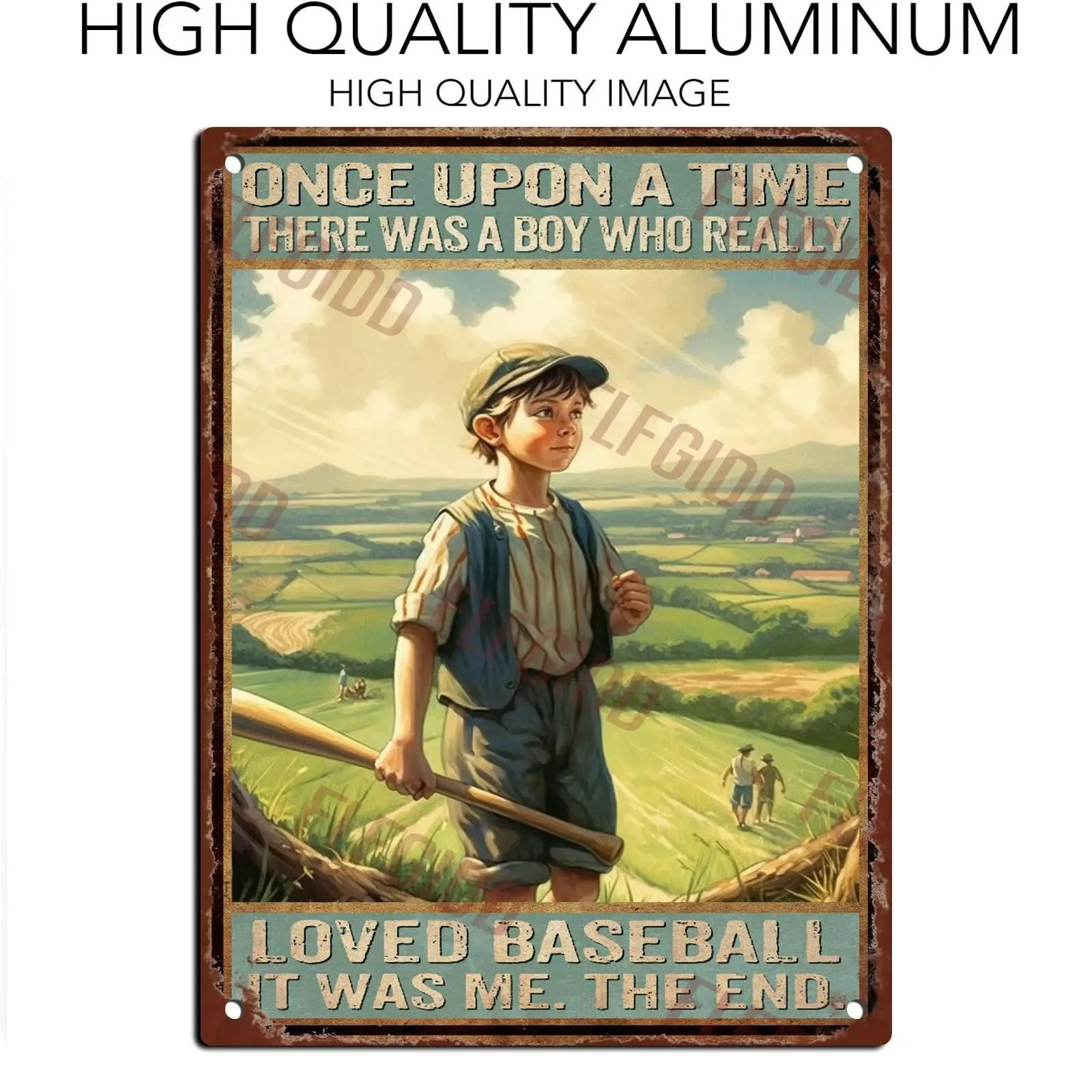 FLFGIDD алюминиевые оловянные знаки мальчик который действительно любит