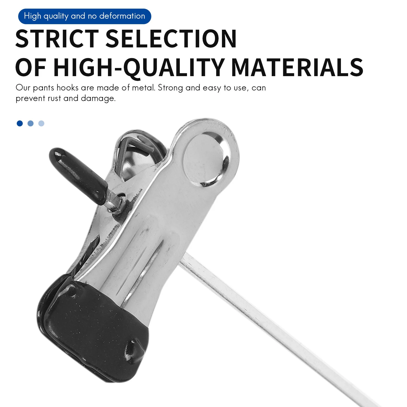 24 ШТ. Вешалки для юбок с зажимами Вешалка брюк Металлические вешалки экономящие