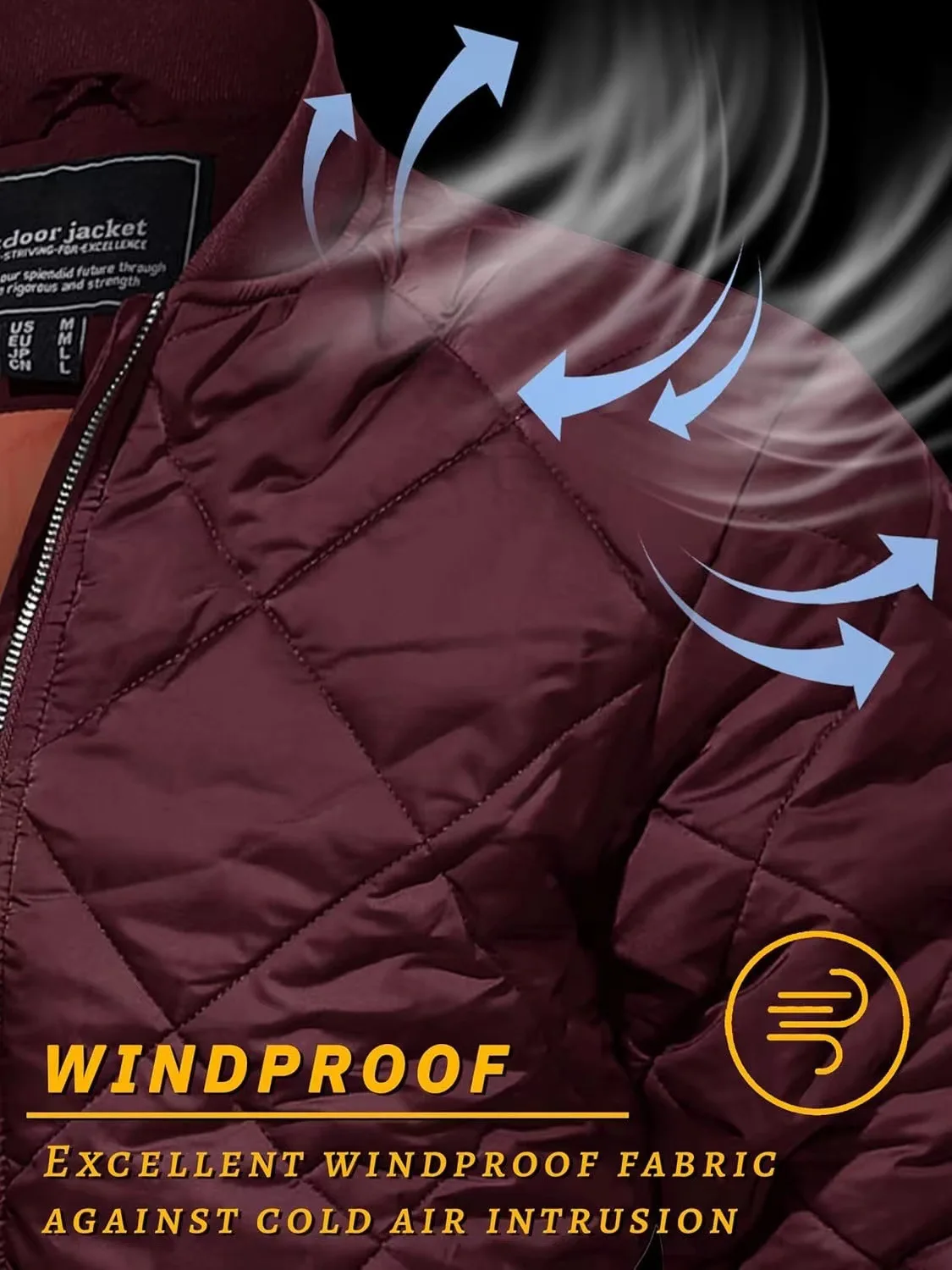 Мужская модная зимняя теплая бейсбольная куртка с хлопковой подкладкой толстое