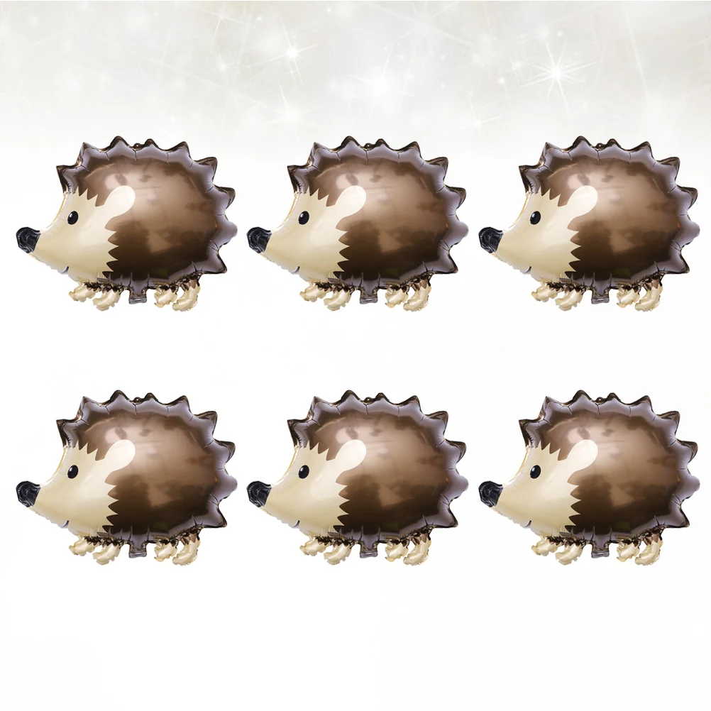 

6pcs Balloon Hedgehog Party Supplies Decoration Balloons Photo Props for Birthday