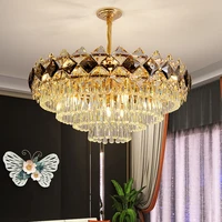 2022 new luxury crystal chandelier modern simple villa hotel living room bedroom high grade atmospheric interior decorative lamp