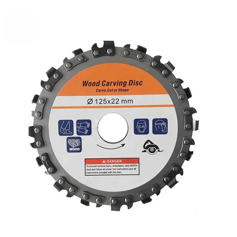 

125x22 Мм 16 Зубьев Шлифовальный Деревообрабатывающий Диск Для Угловой Шлифовальной Машины, Цепная Пила